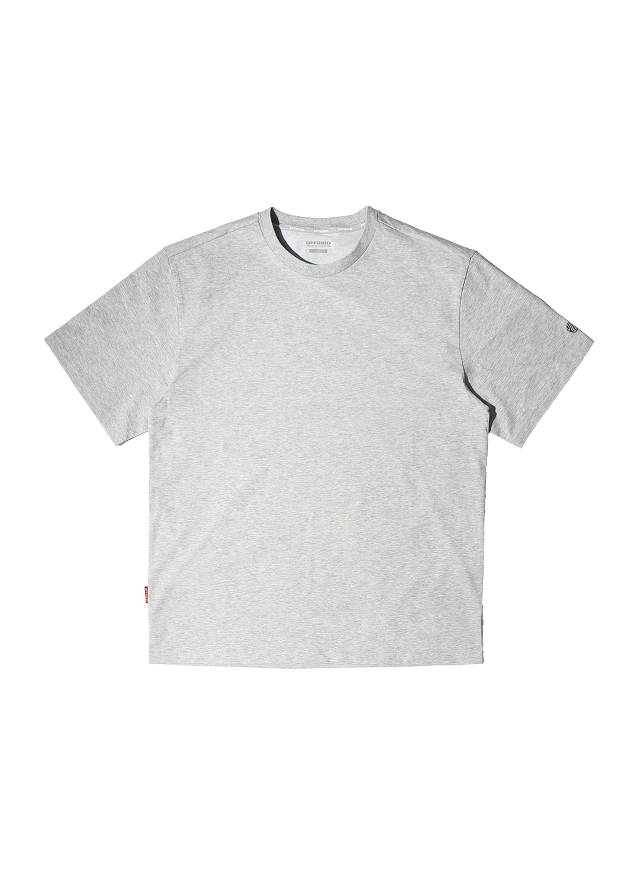 OHC 마운틴 피크 그래픽 티셔츠-멜란지그레이