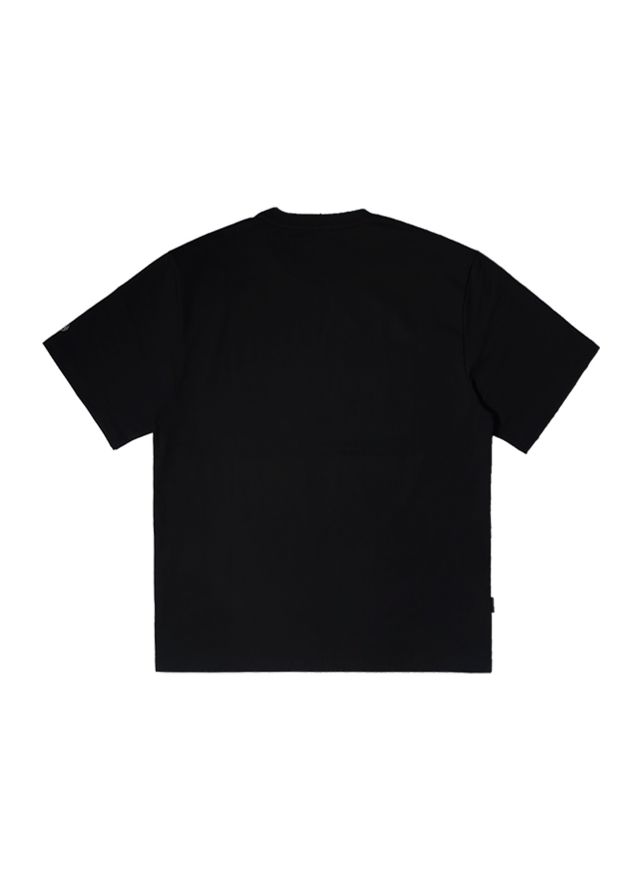 OHC 크루 그래픽 티셔츠-블랙