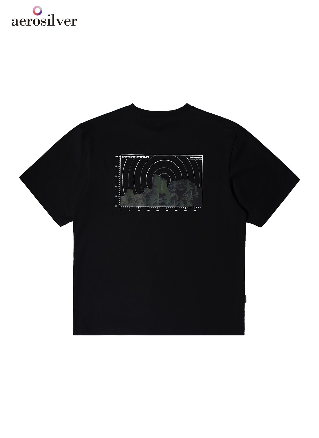 OHC 캐니언 그래픽 티셔츠-블랙