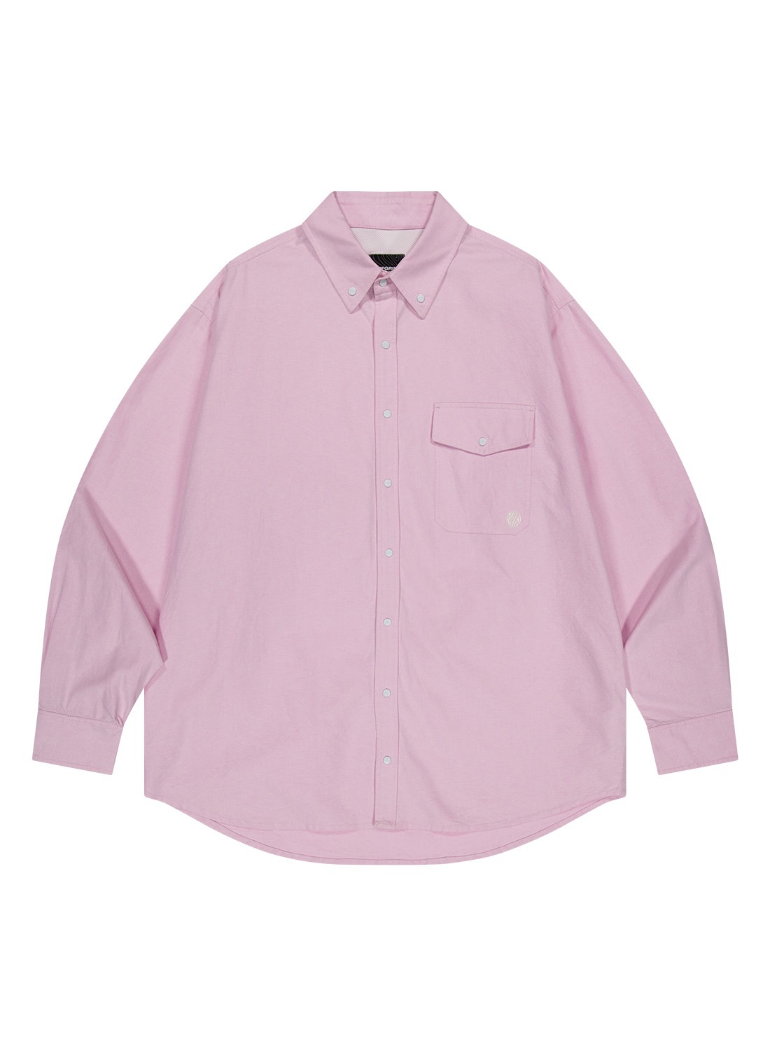 OG 스티치 옥스포드 스냅 셔츠-핑크